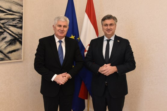 Deputy Speaker of the House of Peoples of the PABiH, Dr. Dragan Čović, met in Zagreb with the Prime Minister of the Republic of Croatia